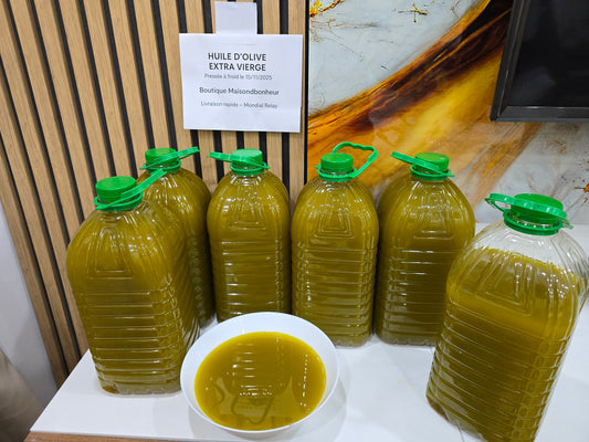 Huile d’olive vierge extra marocaine – Première pression à froid (5L)